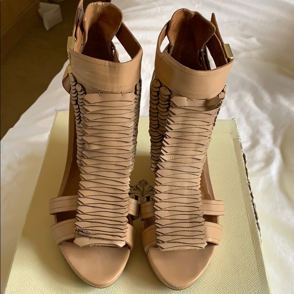 Rachel Roy nude sandals; excellent condition